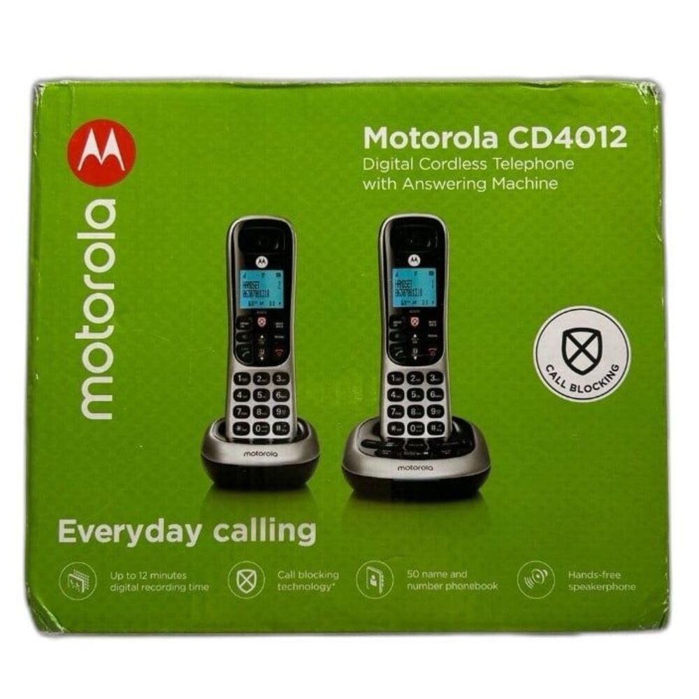 Motorola CD4012 Digital Cordless Telephone